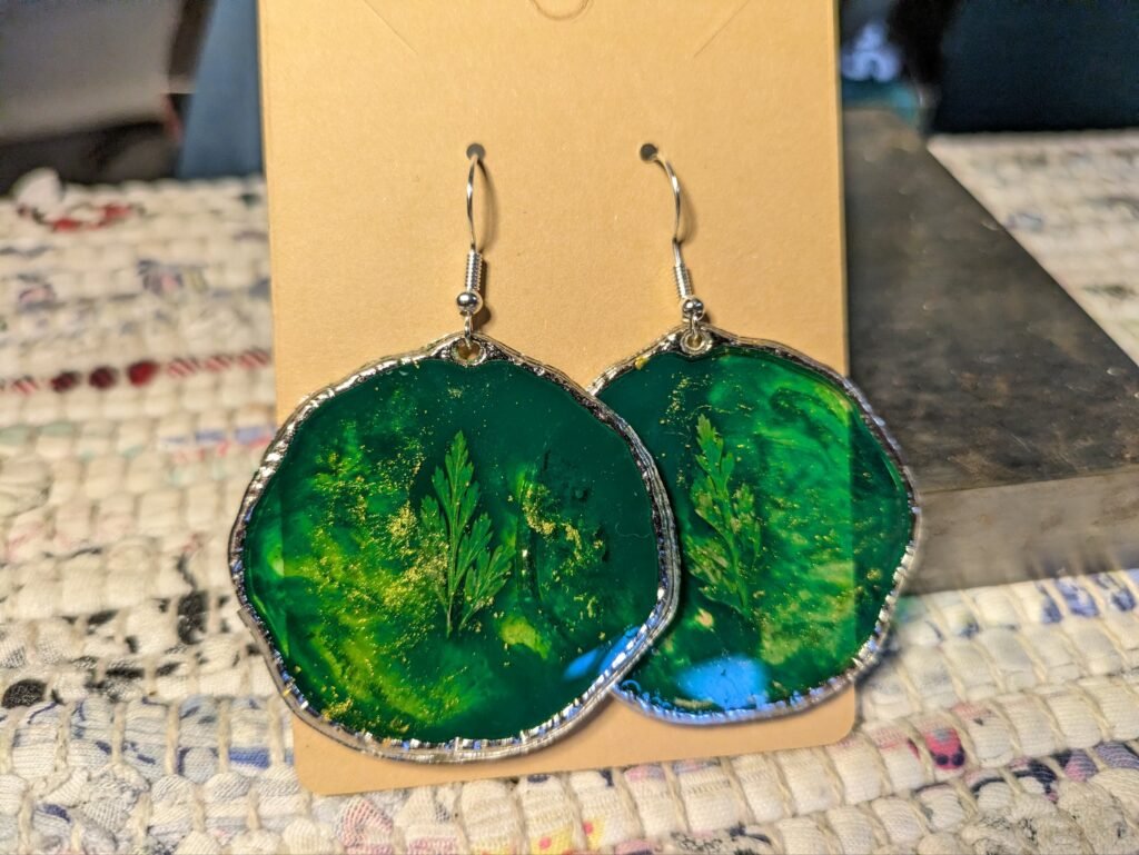 Forest earrings