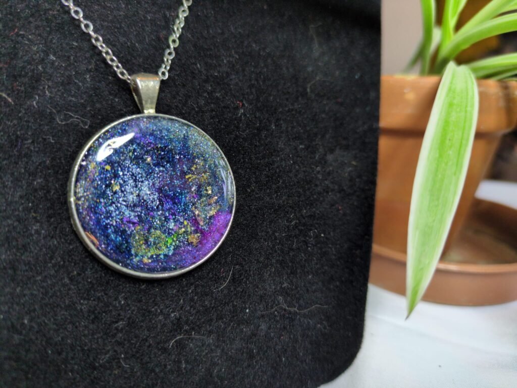 Cosmic Galaxy Pendant