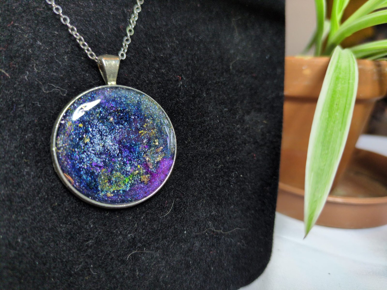 Cosmic Galaxy Pendant