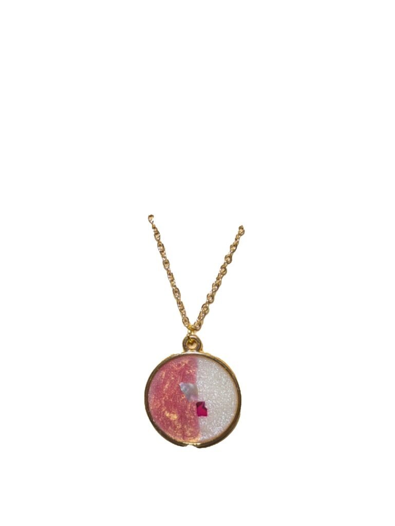 Geometric Abalone Necklace